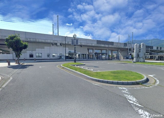 川中島駅前の風景