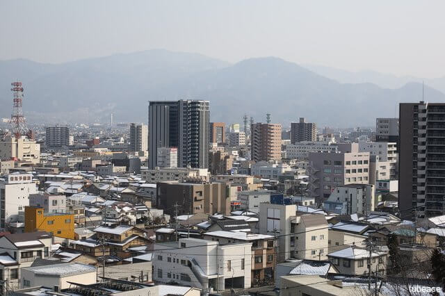 長野市街地全景